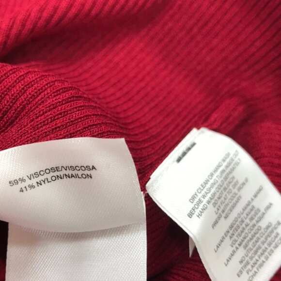 Anne Klein Ribbed Ruffle Detail Sweater - Picture 7 of 7